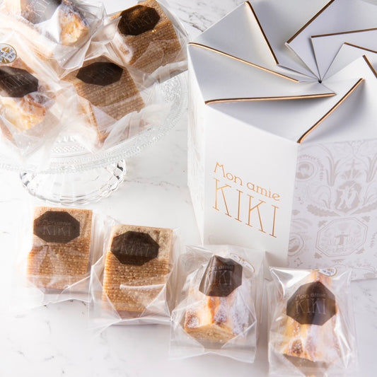 【ソフト&ハード】有機玄米粉バウムクーヘン (+更科蕎麦粉+発酵バター)個包装 12個 (各6個)