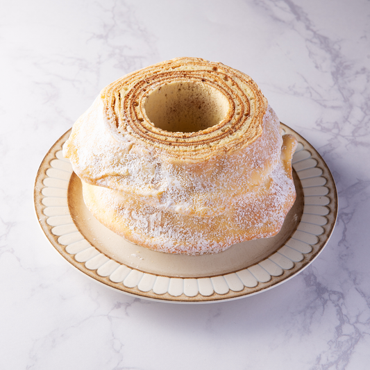 【ハード】有機玄米粉バウムクーヘン(+更科蕎麦粉+発酵バター)L