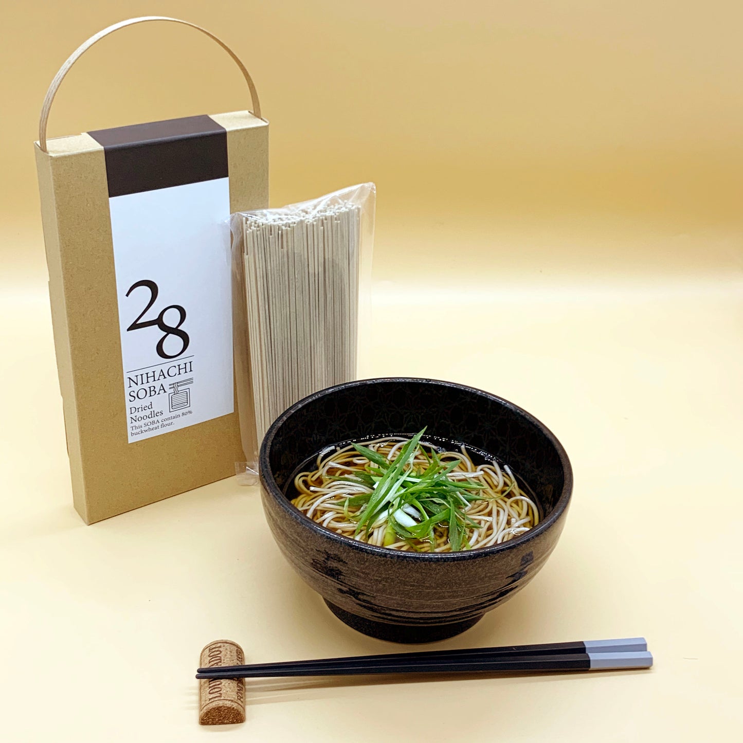 〈送料無料〉選べるグルテンフリーバウム＋二八蕎麦＋韃靼そば茶セット